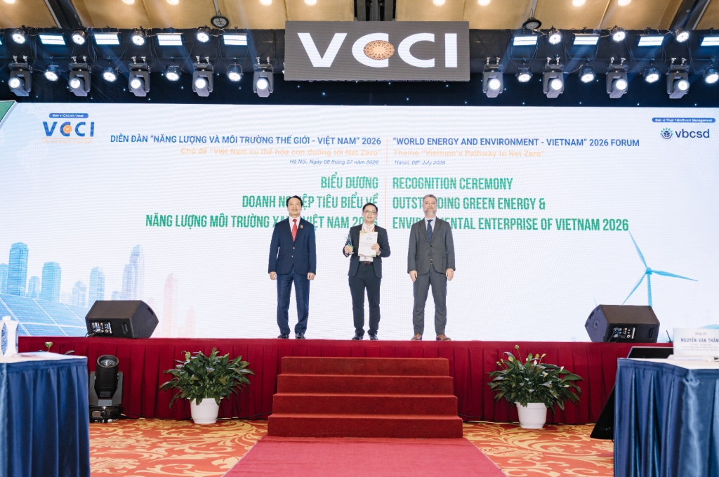 MWG Recognized Among Viet Nam’s Top 30 Outstanding Green Energy and Environment Enterprises 2026