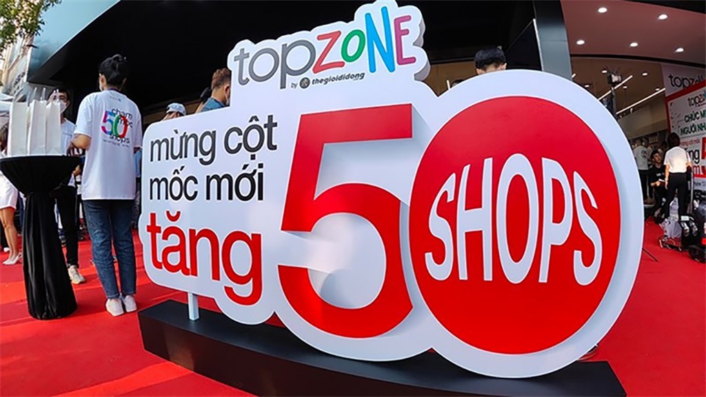 Sự kiện đặc biệt mừng 50 shop TopZone chính thức diễn ra, nhiều ưu đãi khủng