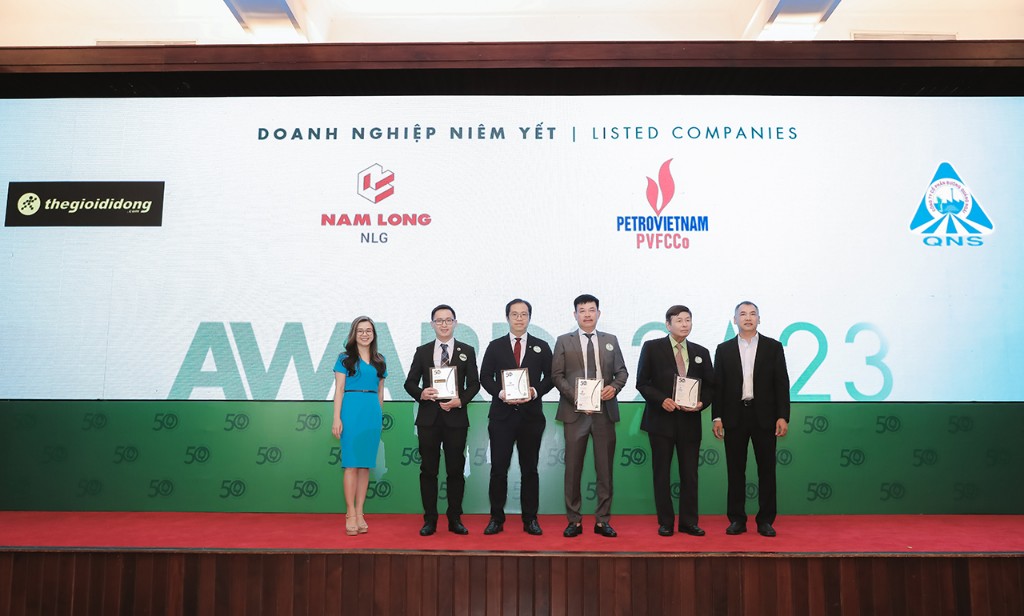 MWG vinh dự lần thứ 2 liên tiếp lọt vào TOP 50 doanh nghiệp phát triển bền vững tiêu biểu Việt Nam 2023